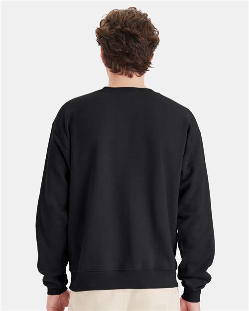 Hanes P160 Unisex EcoSmart? Crewneck Sweatshirt - Back view