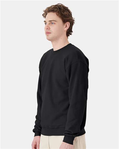 Hanes P160 Unisex EcoSmart? Crewneck Sweatshirt - Side view