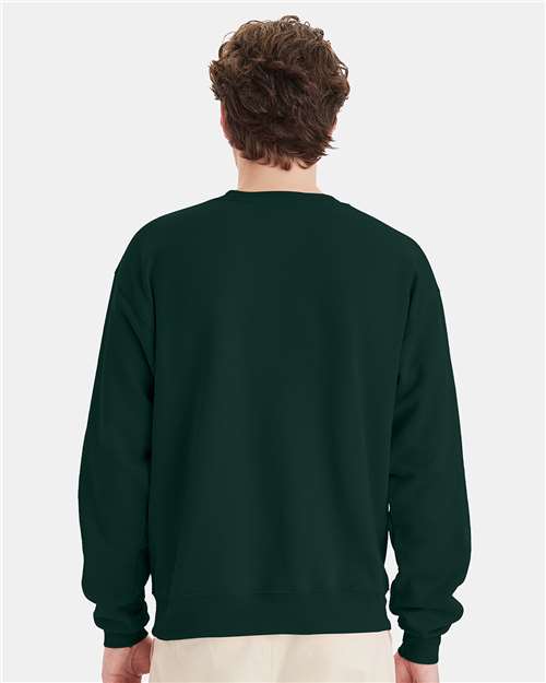 Hanes P160 Unisex EcoSmart? Crewneck Sweatshirt - Back view