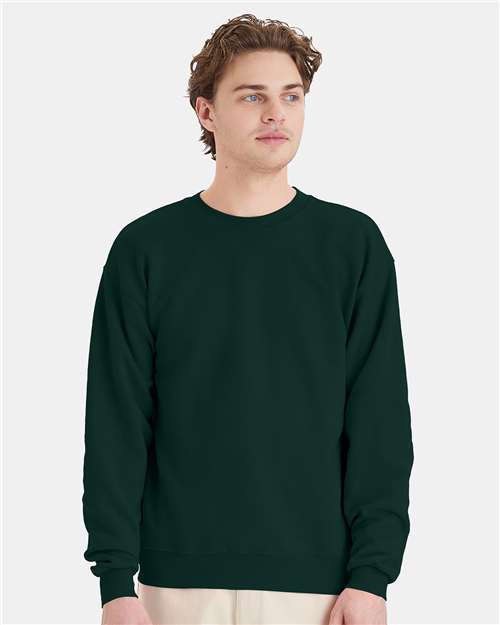 Hanes P160 Unisex EcoSmart? Crewneck Sweatshirt - Front view