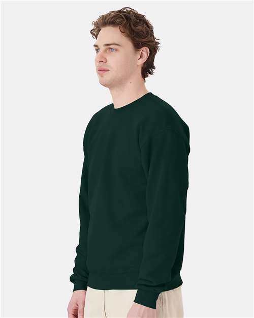 Hanes P160 Unisex EcoSmart? Crewneck Sweatshirt - Side view