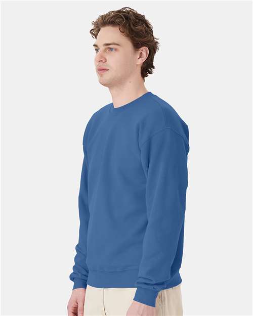 Hanes P160 Unisex EcoSmart? Crewneck Sweatshirt - Side view