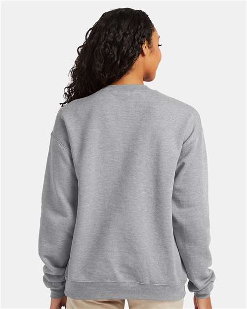 Hanes P160 Unisex EcoSmart? Crewneck Sweatshirt - Back view
