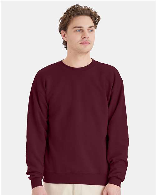 Hanes P160 Unisex EcoSmart? Crewneck Sweatshirt - Front view
