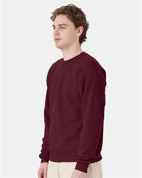 Hanes P160 Unisex EcoSmart? Crewneck Sweatshirt - Side view