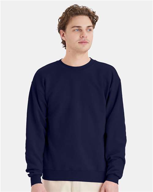 Hanes P160 Unisex EcoSmart? Crewneck Sweatshirt - Front view