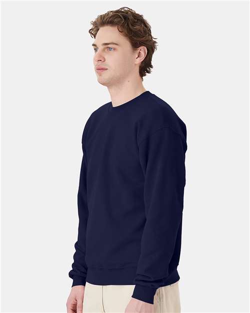 Hanes P160 Unisex EcoSmart? Crewneck Sweatshirt - Side view
