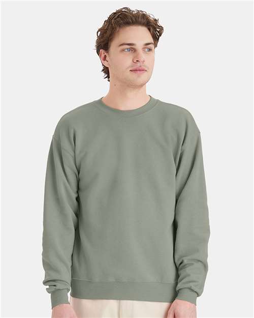 Hanes P160 Unisex EcoSmart? Crewneck Sweatshirt - Front view