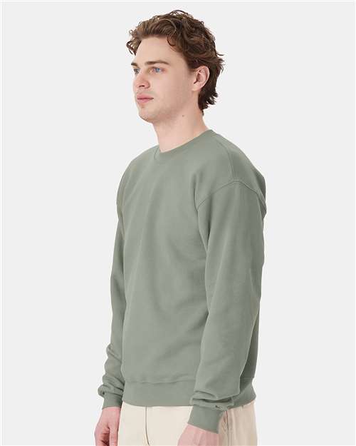 Hanes P160 Unisex EcoSmart? Crewneck Sweatshirt - Side view