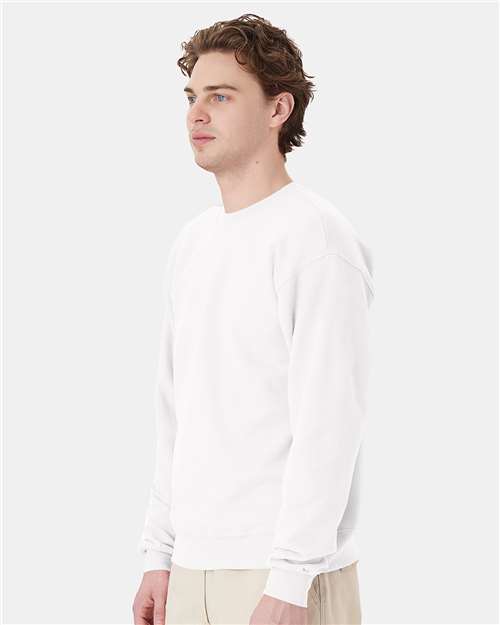 Hanes P160 Unisex EcoSmart? Crewneck Sweatshirt - Side view