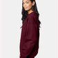 Hanes F260 Unisex Ultimate Cotton? Crewneck Sweatshirt - Side view