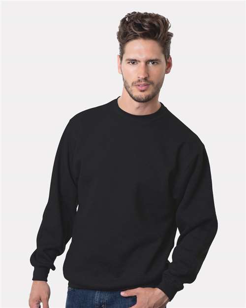 Bayside 1102 Unisex USA-Made Crewneck Sweatshirt - Front view