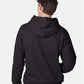 Hanes F170 Unisex Ultimate Cotton? Hooded Sweatshirt - Back view