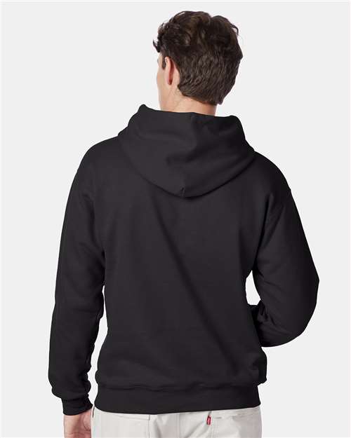 Hanes F170 Unisex Ultimate Cotton? Hooded Sweatshirt - Back view
