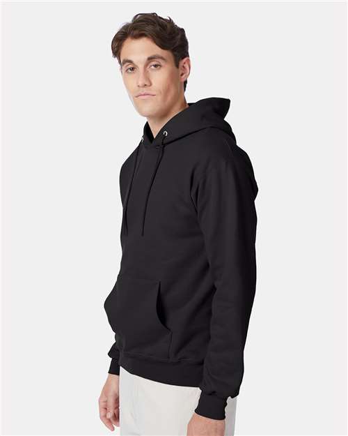 Hanes F170 Unisex Ultimate Cotton? Hooded Sweatshirt - Side view