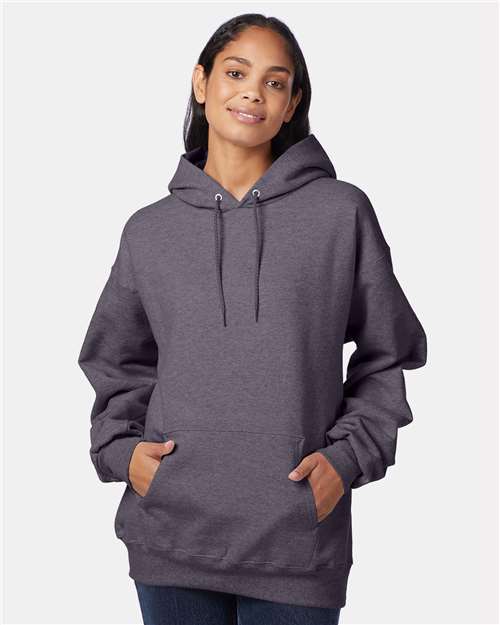 Hanes F170 Unisex Ultimate Cotton? Hooded Sweatshirt - Front view
