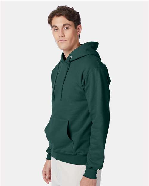 Hanes F170 Unisex Ultimate Cotton? Hooded Sweatshirt - Side view