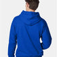Hanes F170 Unisex Ultimate Cotton? Hooded Sweatshirt - Back view