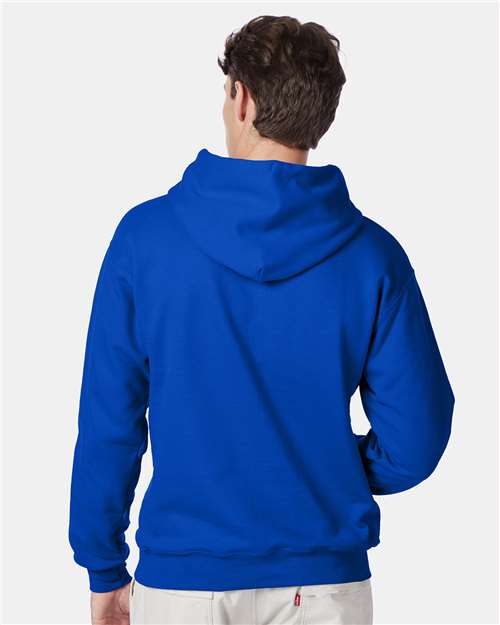 Hanes F170 Unisex Ultimate Cotton? Hooded Sweatshirt - Back view