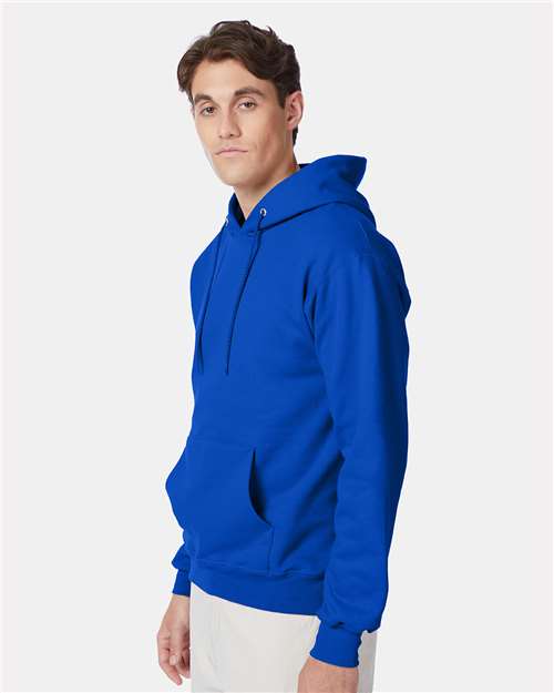 Hanes F170 Unisex Ultimate Cotton? Hooded Sweatshirt - Side view