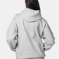 Hanes F170 Unisex Ultimate Cotton? Hooded Sweatshirt - Back view