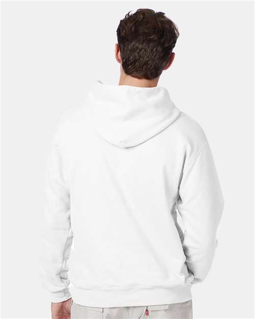 Hanes F170 Unisex Ultimate Cotton? Hooded Sweatshirt - Back view