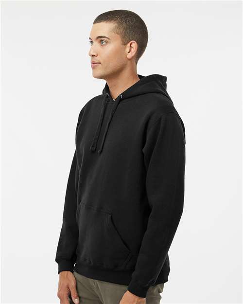 J. America 8824 Men's Premium Hooded Sweatshirt - Side view
