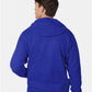 Hanes P180 Unisex EcoSmart? Full-Zip Hooded Sweatshirt - Back view