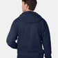 Hanes P180 Unisex EcoSmart? Full-Zip Hooded Sweatshirt - Back view