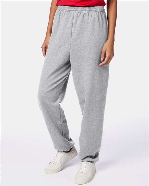 Hanes P650 Unisex EcoSmart? Sweatpants - Side view