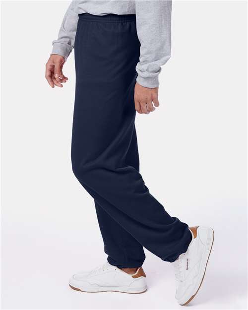 Hanes P650 Unisex EcoSmart? Sweatpants - Side view