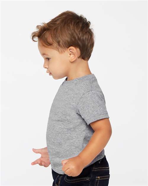 Rabbit Skins 3401 Infant Cotton Jersey Tee - Side view