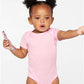 Rabbit Skins 4400 Infant Baby Rib Bodysuit - Front view