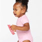 Rabbit Skins 4400 Infant Baby Rib Bodysuit - Side view