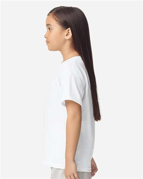 Gildan 8000B Youth DryBlend? T-Shirt - Side view