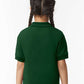 Gildan 8800B Youth DryBlend? Jersey Polo - Back view