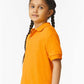 Gildan 8800B Youth DryBlend? Jersey Polo - Side view