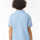 Gildan 8800B Youth DryBlend? Jersey Polo - Back view