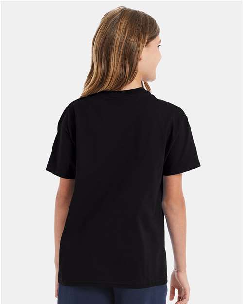 Hanes 5450 Youth Authentic T-Shirt - Back view