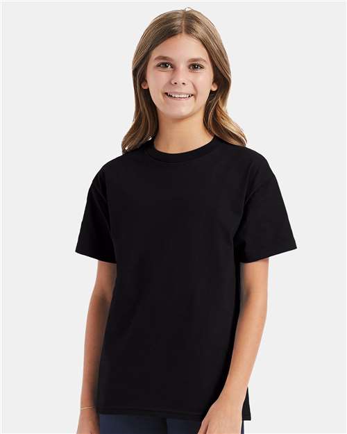 Hanes 5450 Youth Authentic T-Shirt - Front view