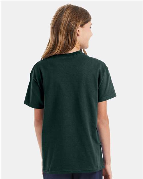 Hanes 5450 Youth Authentic T-Shirt - Back view