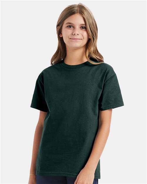 Hanes 5450 Youth Authentic T-Shirt - Front view
