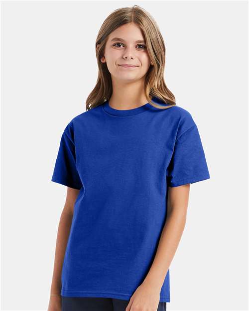 Hanes 5450 Youth Authentic T-Shirt - Front view