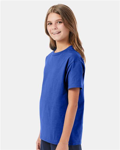 Hanes 5450 Youth Authentic T-Shirt - Side view