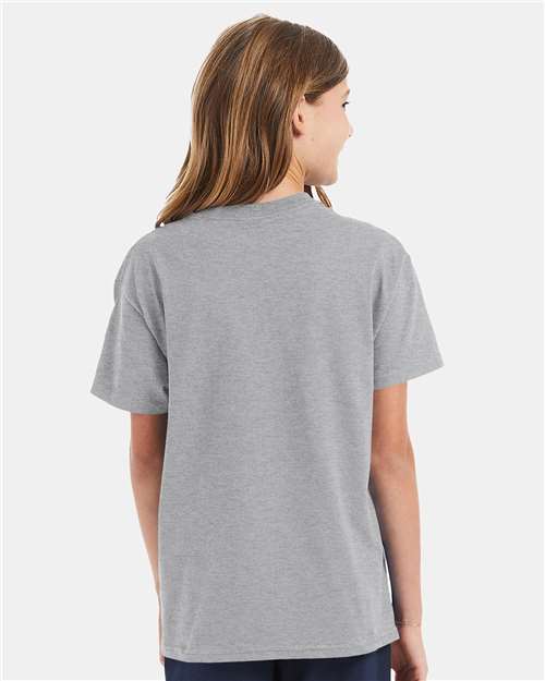 Hanes 5450 Youth Authentic T-Shirt - Back view