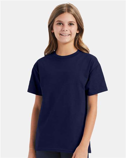 Hanes 5450 Youth Authentic T-Shirt - Front view