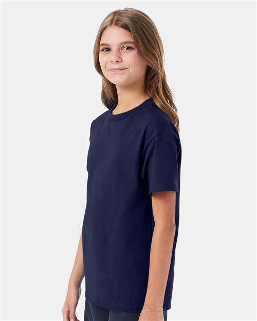 Hanes 5450 Youth Authentic T-Shirt - Side view