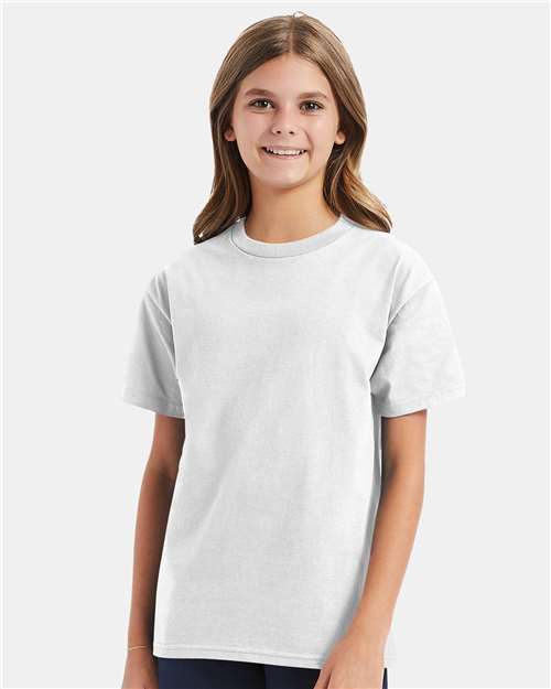 Hanes 5450 Youth Authentic T-Shirt - Front view