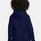 Hanes P473 Youth EcoSmart? Hooded Sweatshirt - Back view
