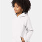 Hanes P473 Youth EcoSmart? Hooded Sweatshirt - Side view